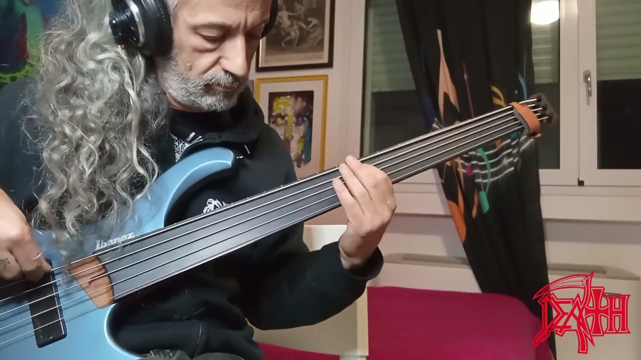 Death Individual though patterns fretless bass cover