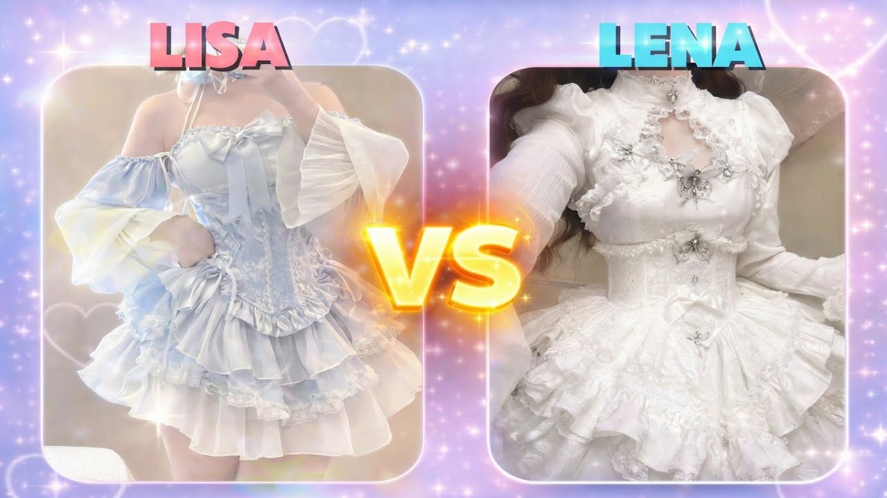 Lisa🩷 vs Lena🩵 Fashion  | Who Wins? 