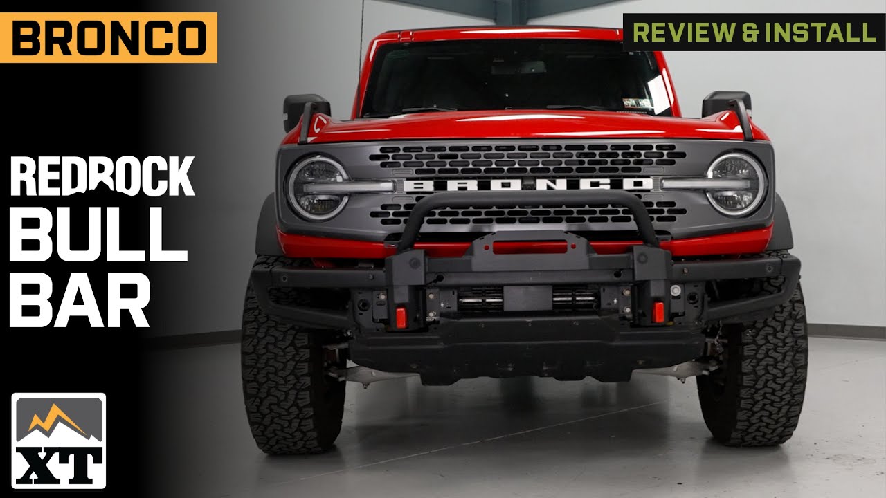2021-2026 Bronco RedRock HD Winch Plate with Bull Bar Review & Install