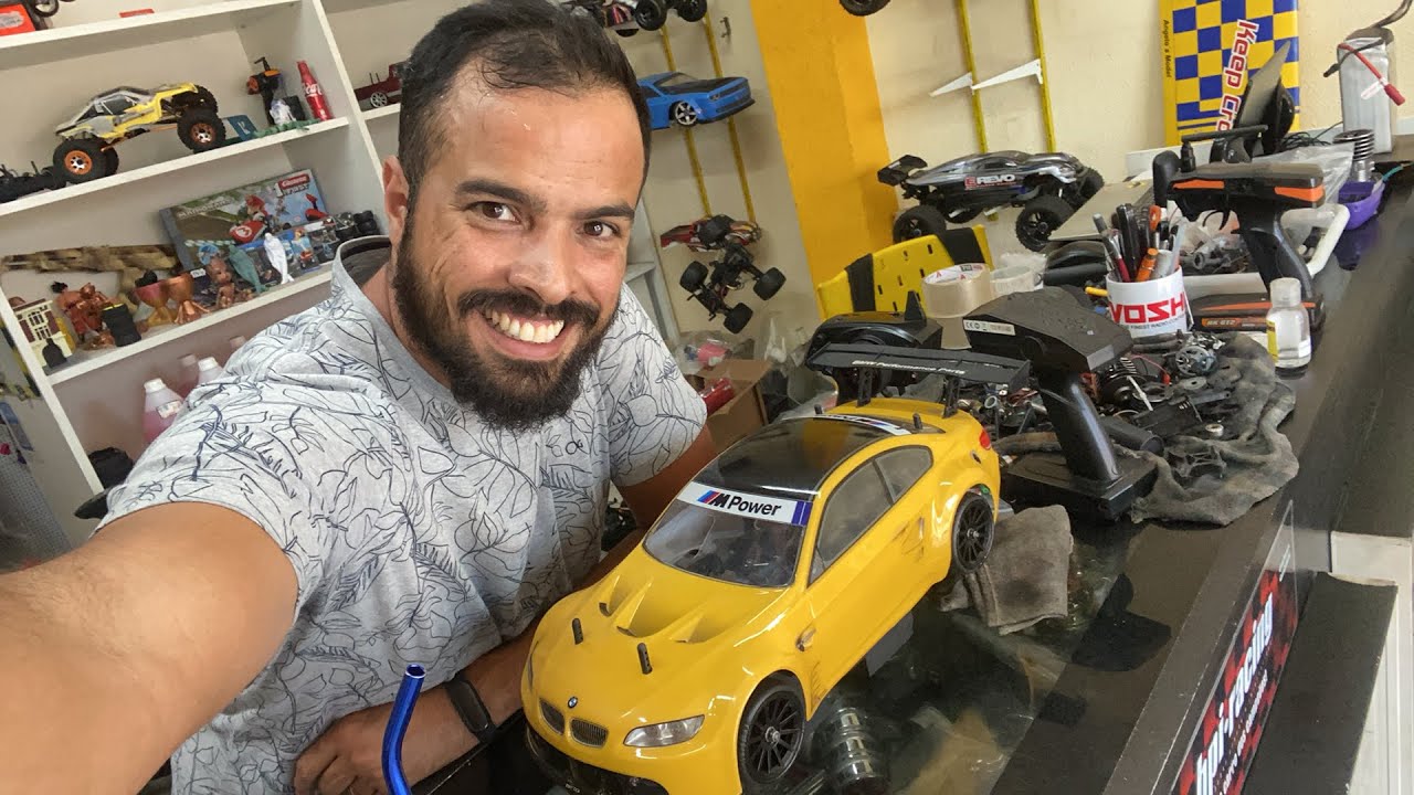 Como ligar e manter um automodelo nitro