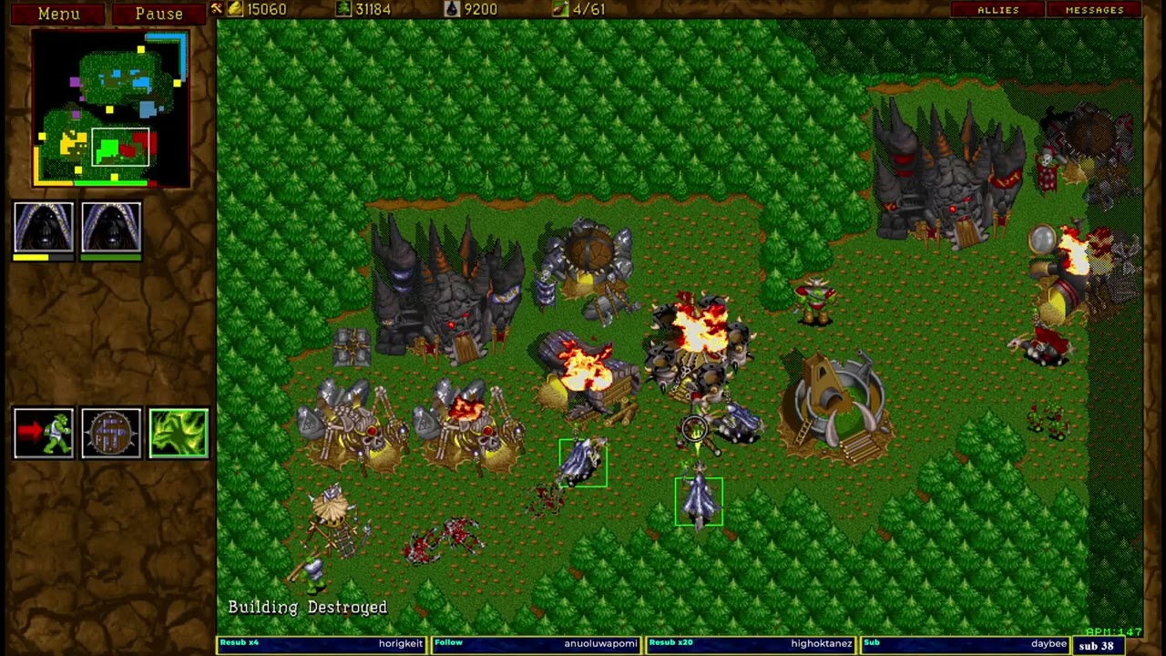 Warcraft 2 classic Chop Farms 3v3