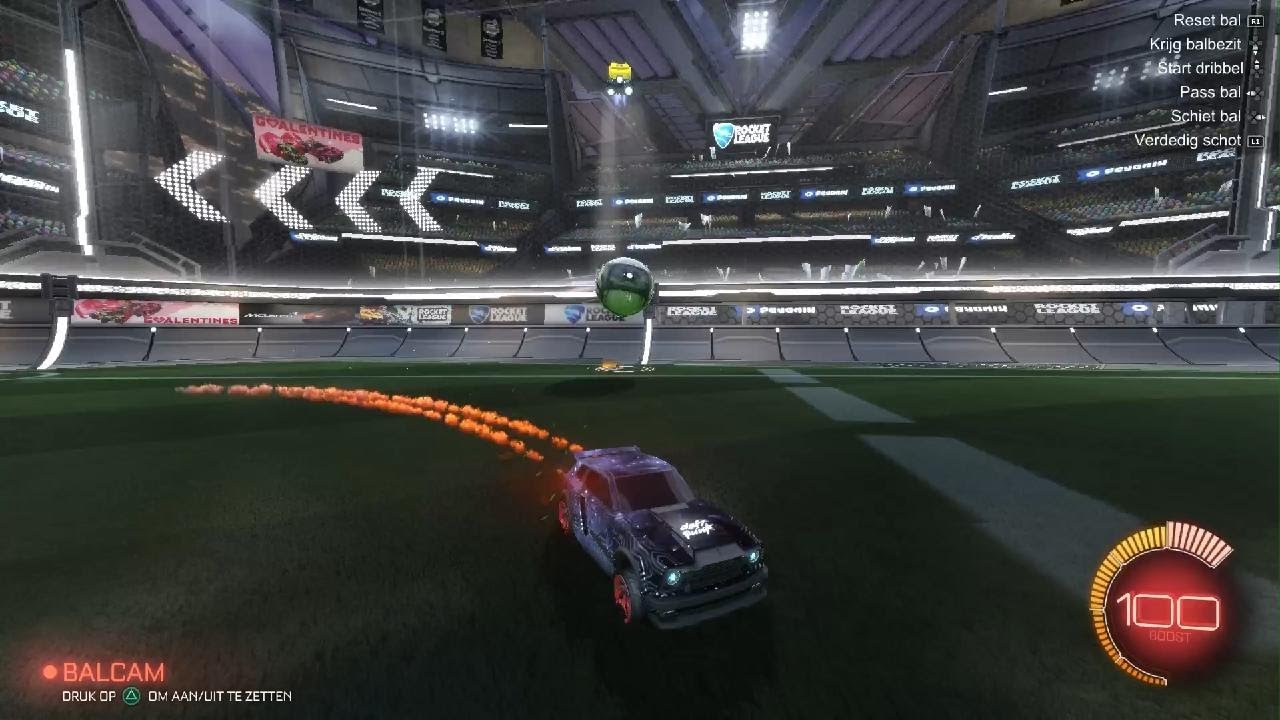 Rocket League defend and shots