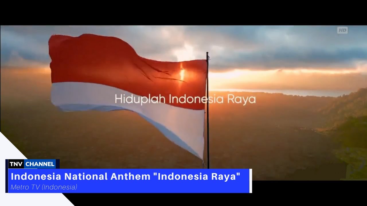 Metro TV (Indonesia) - Indonesia National Anthem 