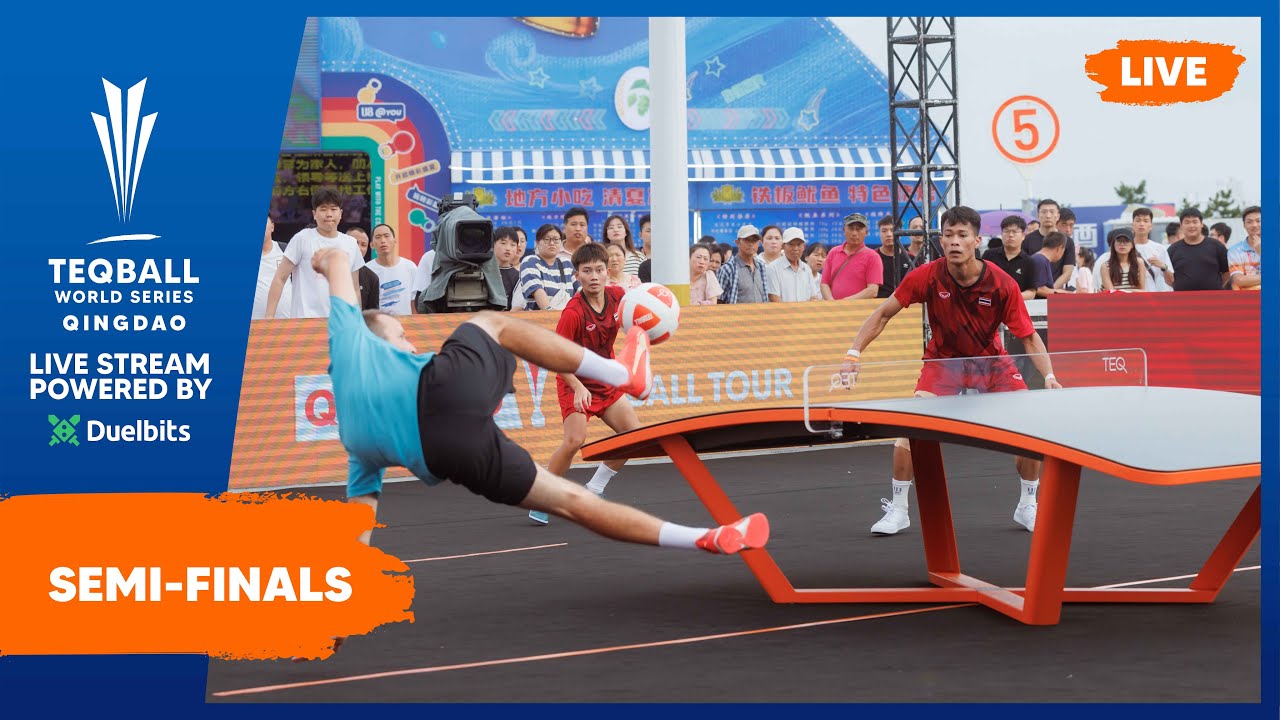 LIVE - Teqball World Series - Qingdao | Semifinals by Duelbits