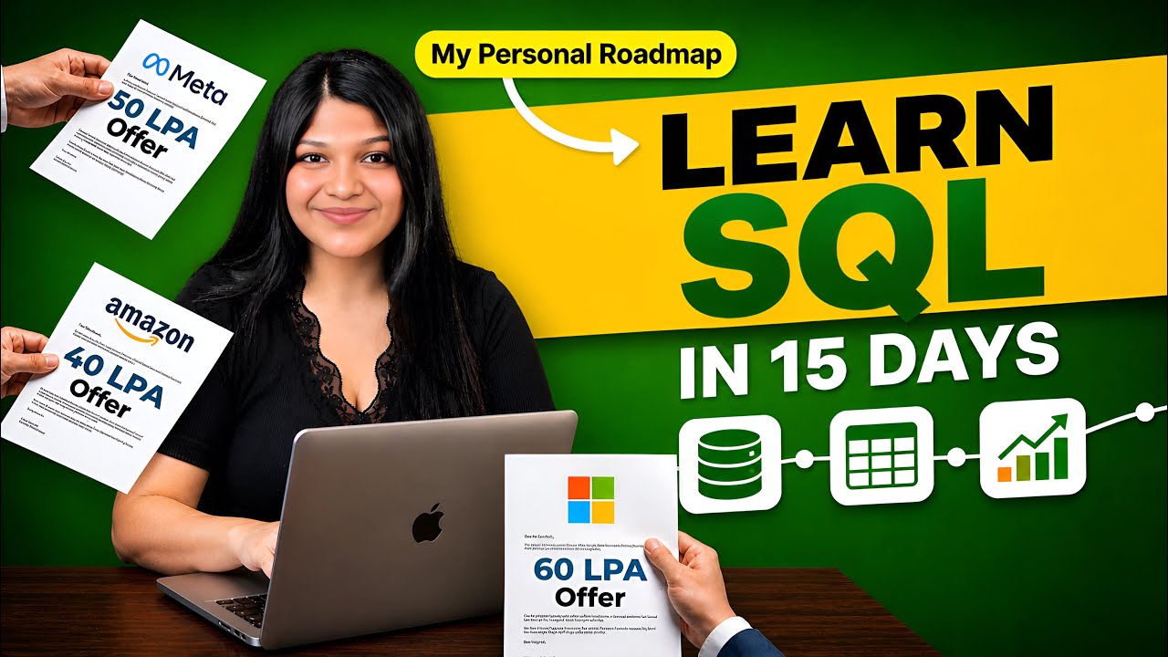 Learn Complete SQL for Data Analytics in Just 15 Days (Guaranteed)