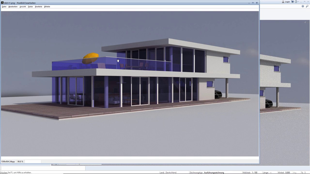 Tutorial Entwurf in Allplan  Teil 12 - Ausflug Animation und RTR