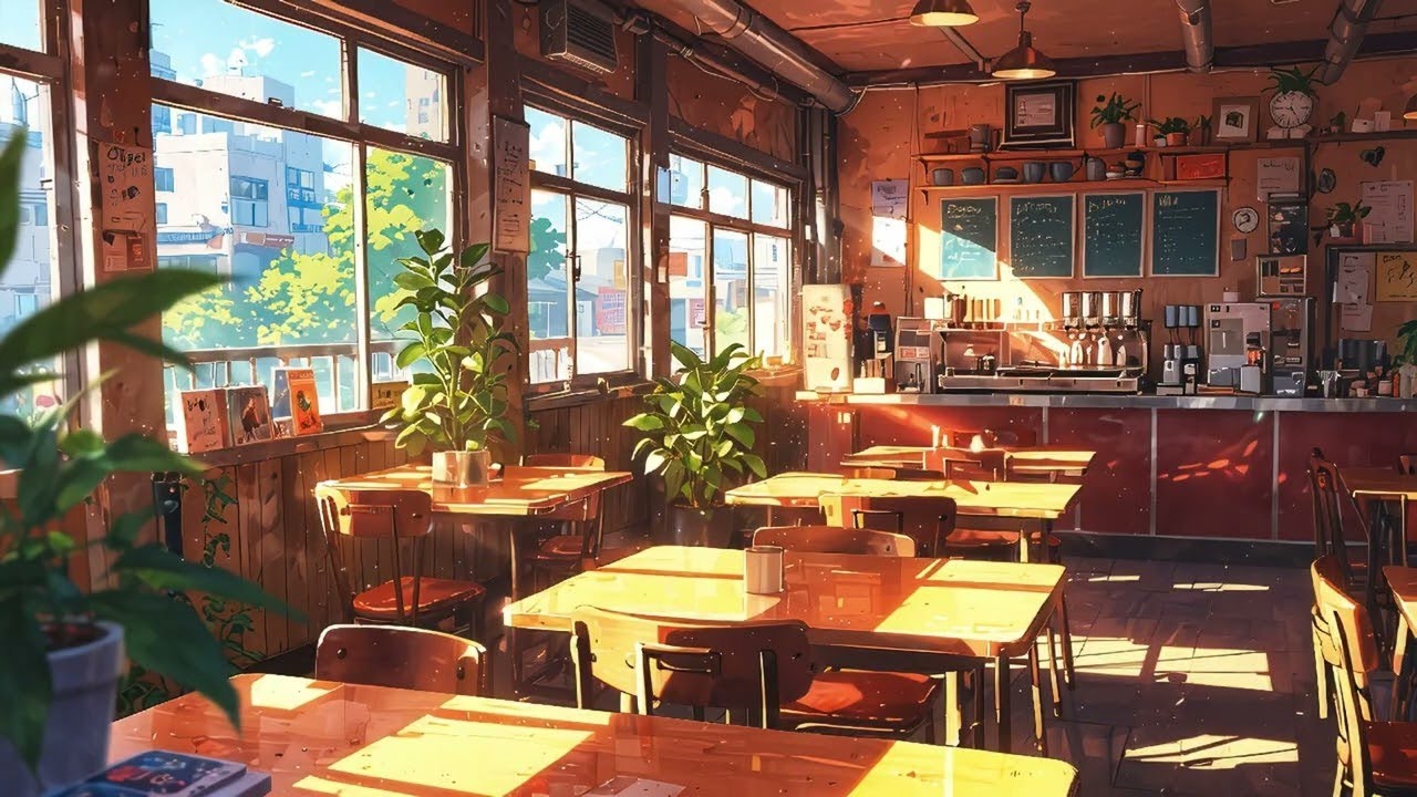 ☕ Golden Hour Coffee Lo Fi — Sunlight Beats for Study, Focus & Morning Chill