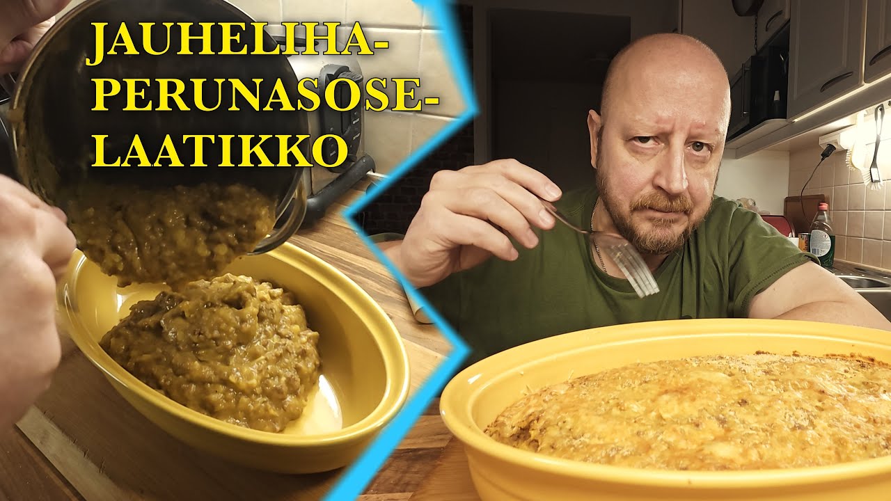 Jauheliha-perunasoselaatikko