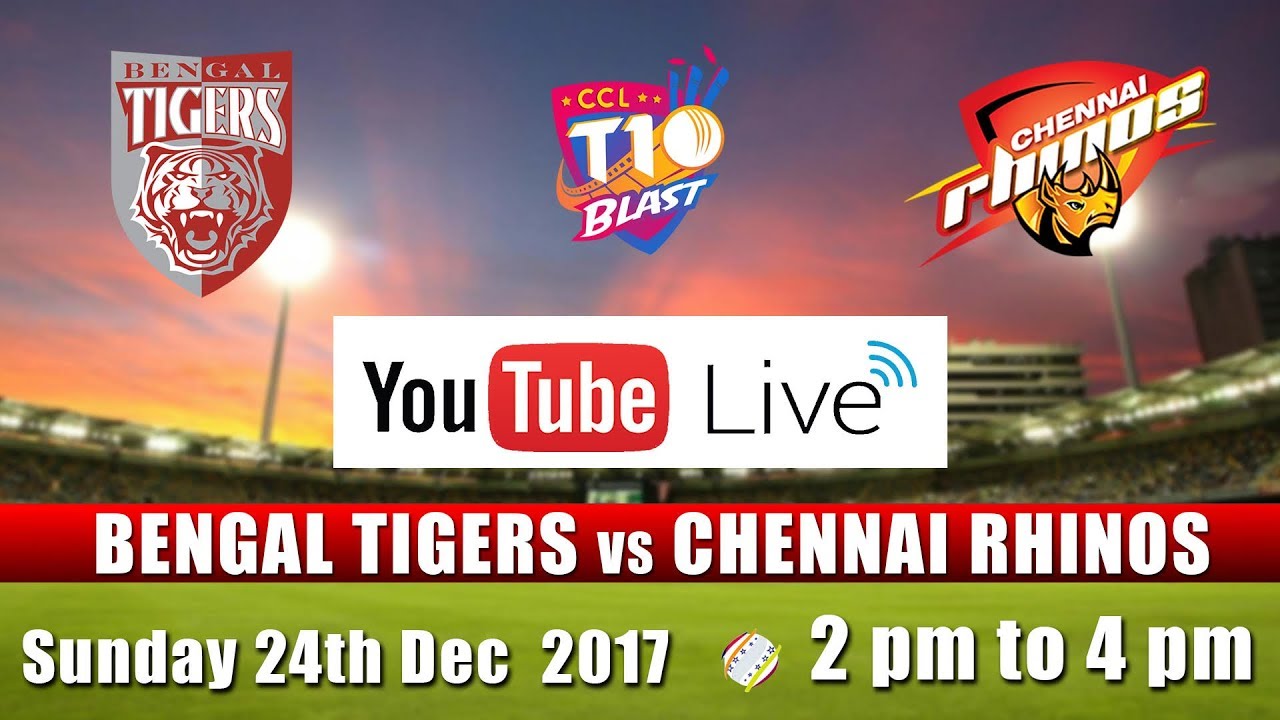 CCL T10 Blast Match I Bengal Tigers VS Chennai Rhinos I Dec 24th