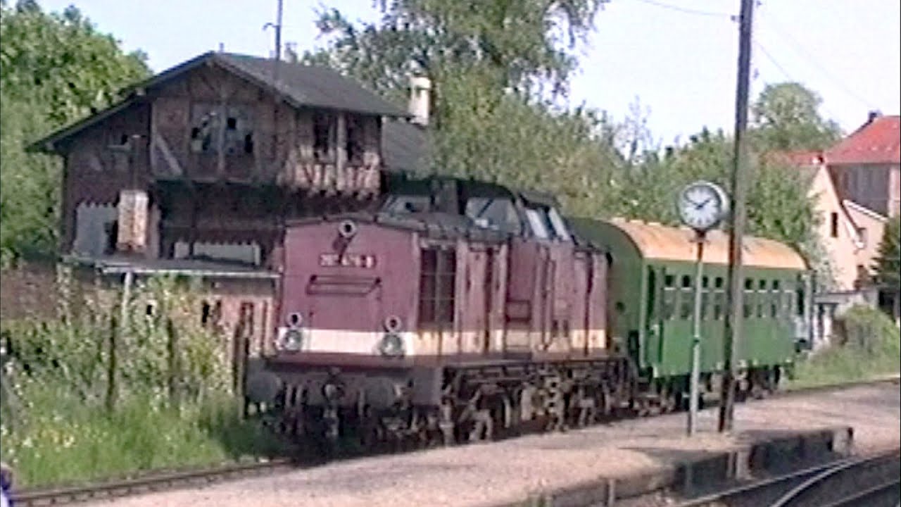 Sehr lange ist es her! Nebenbahn pur Klütz - Grevesmühlen 1995