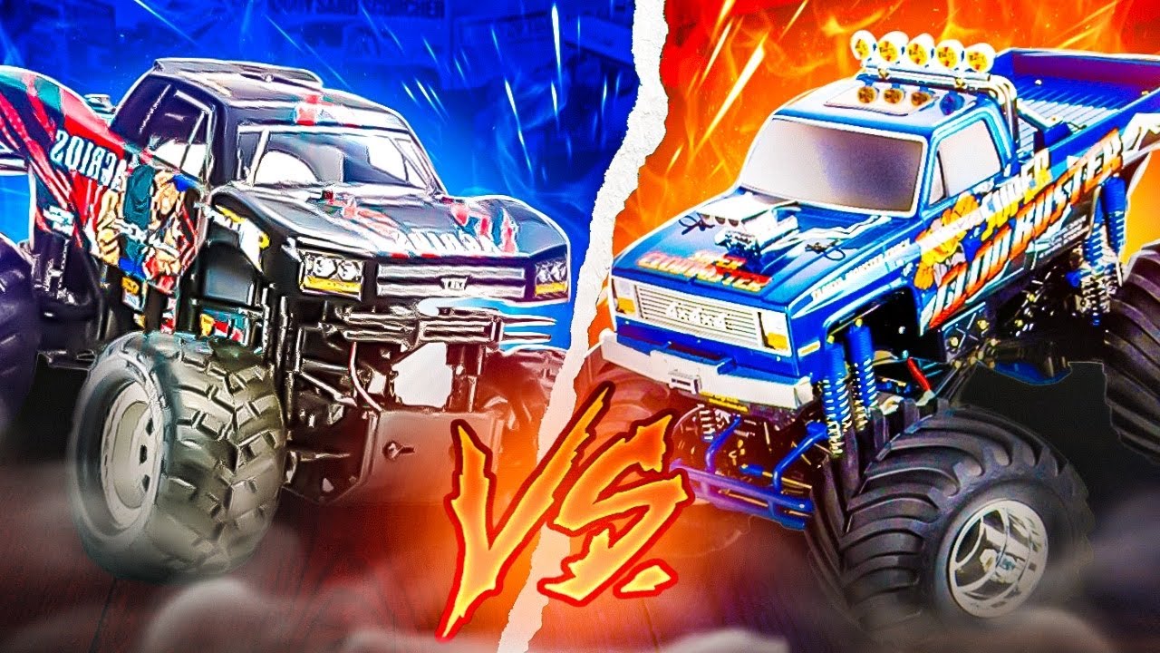 Best RC Monster Truck Review. Clod Buster Vs TXT-2 In Head To Head Track Shootout & Review +