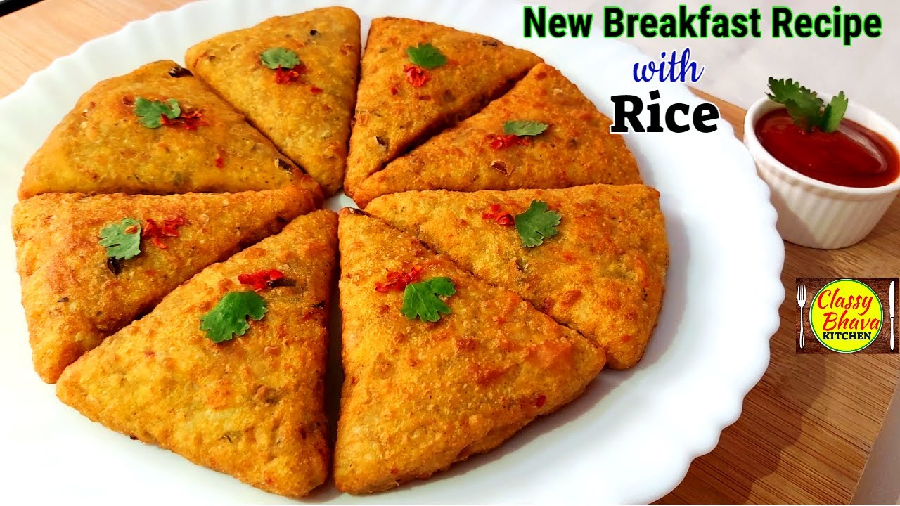 Breakfast Recipes | Breakfast Recipe with Rice | Leftover rice recipe | Breakfast Recipes Easy