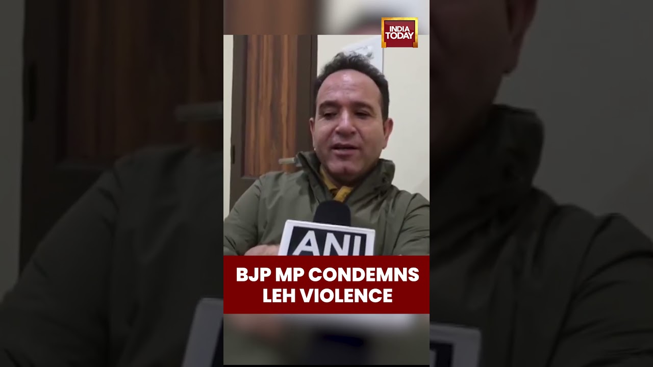 J&K LoP Sunil Sharma Condemns Leh Violence, Criticizes Congress Tactics | India Today | #leh