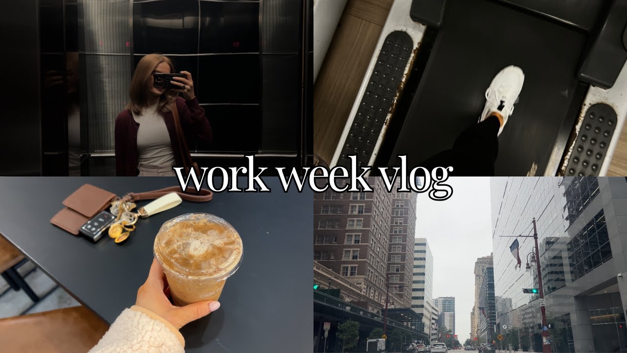 vlog: realistic work week in my life, 75 medium