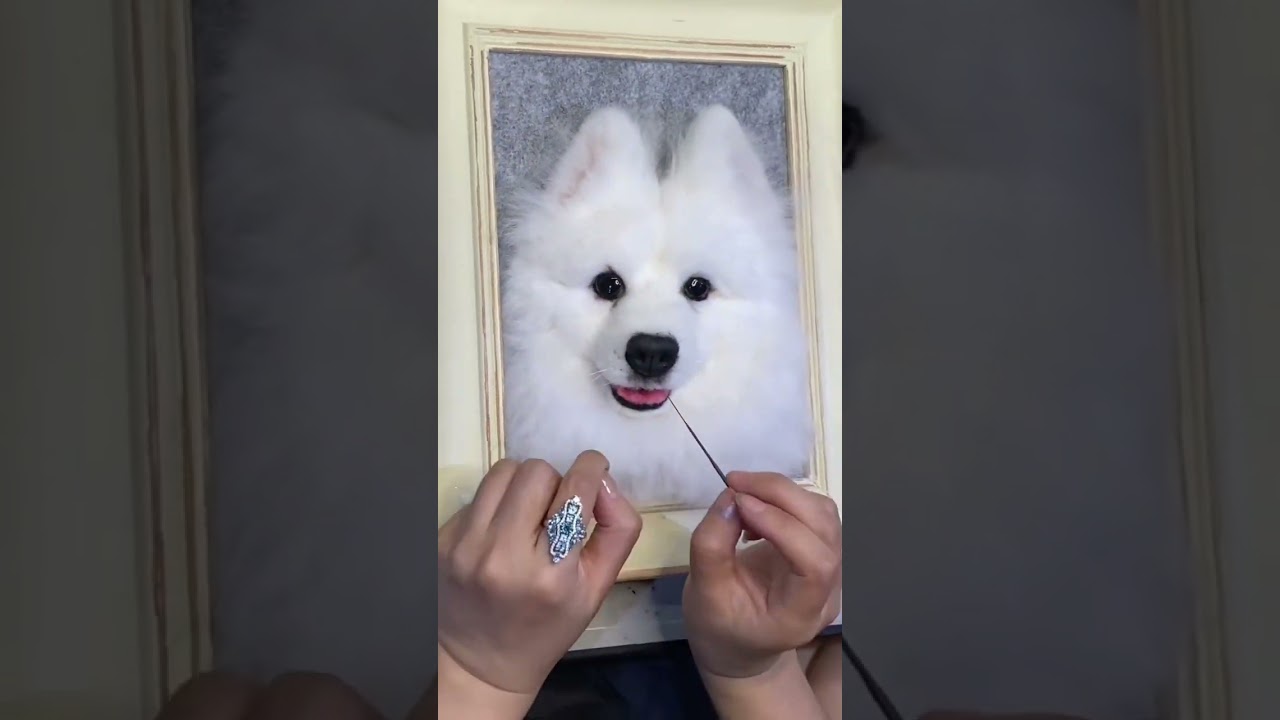 A Pet That Never Runs Away &ndash; Custom Felted Pet Portraits!