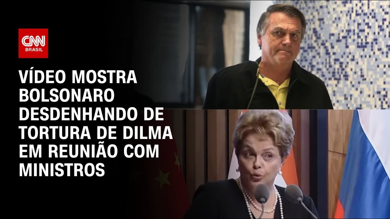 Vídeo mostra Bolsonaro desdenhando de tortura de Dilma em reunião com ministros | LIVE CNN