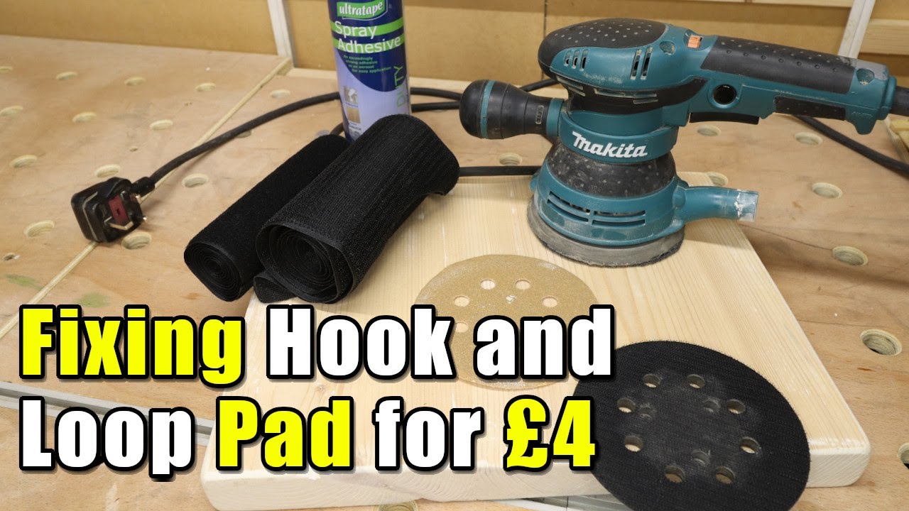 Fixing Hook and Loop Sander Pad for £4