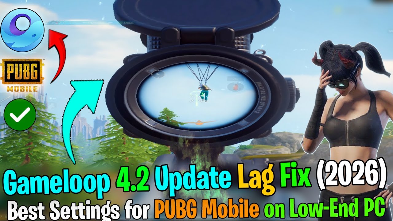 Исправление лагов в обновлении Gameloop 4.2 (2026) | Лучшие настройки для PUBG Mobile на слабых ПК 🚀