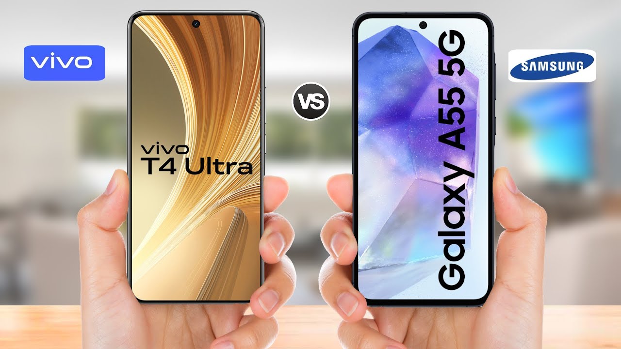 Vivo T4 Ultra 5G vs Samsung Galaxy A55 5G || Full Comparison