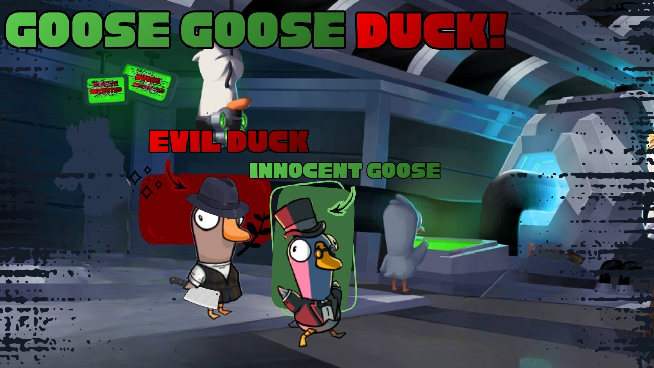 I'M BEING CHASED!! Goose Goose Duck! (Ft. @gameloverherenow)
