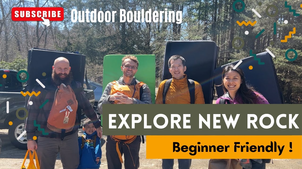 Cleaning and Opening a New Boulder in Orange CT | Climbing at Frankenrock | CoClimb