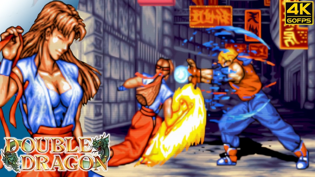 Double Dragon - Rebecca Brielle (Arcade / 1995) 4K 60FPS