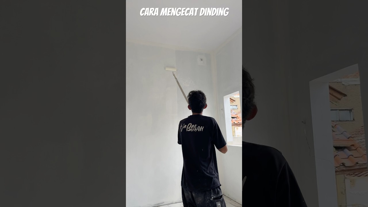 Cara mengecat dinding #short #catdinding