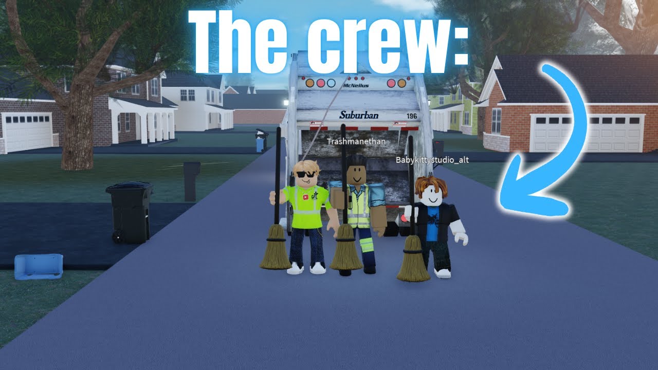 Rochelle RL manual trash with the crew!