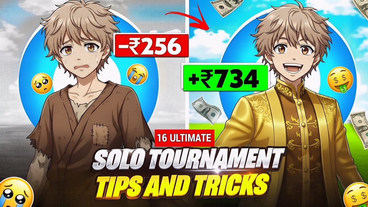 🔥 FREE FIRE SOLO TOURNAMENT – 16 SECRET PRO TIPS 🤫 (CLUTCH EVERY MATCH!)