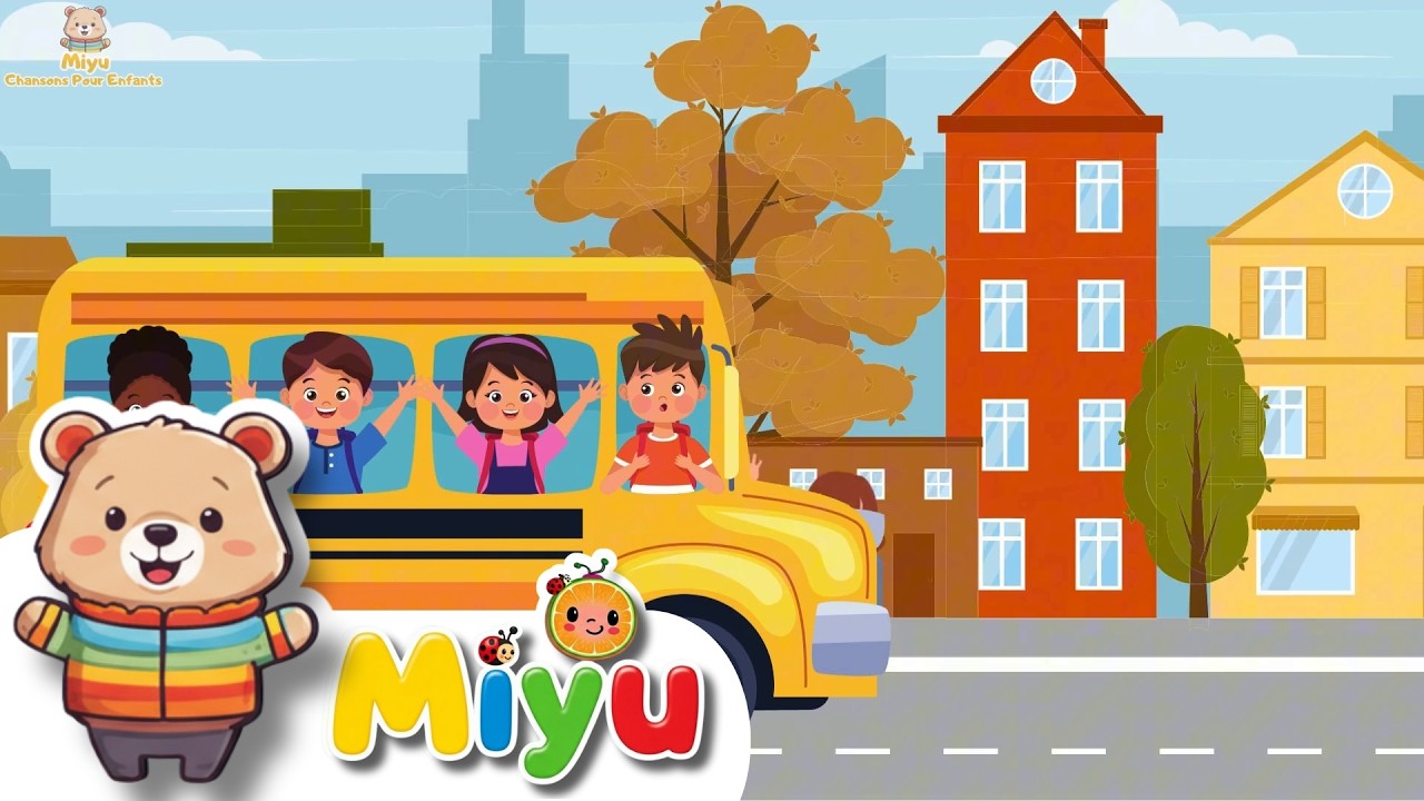 🚗💨 Les Roues de l'Autobus + La Chanson du Pompier : Un Voyage Musical pour Enfants ! | Miyu