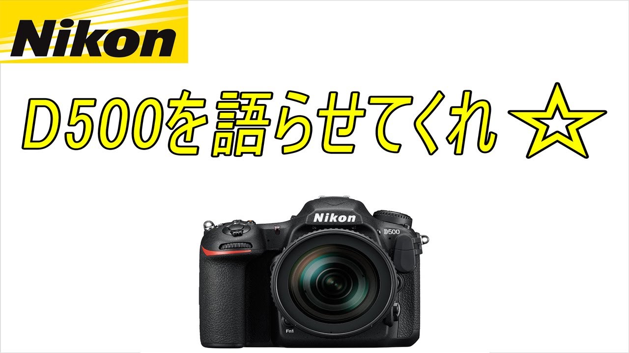 【カメラ雑談#18】動体撮影最強モデル！？D500は凄いので是非使ってほしい