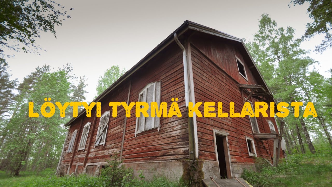 Hämmästyttävä löytö autiotalon kellarista. Päädyttiin lopulta telkien taakse putkaan!?