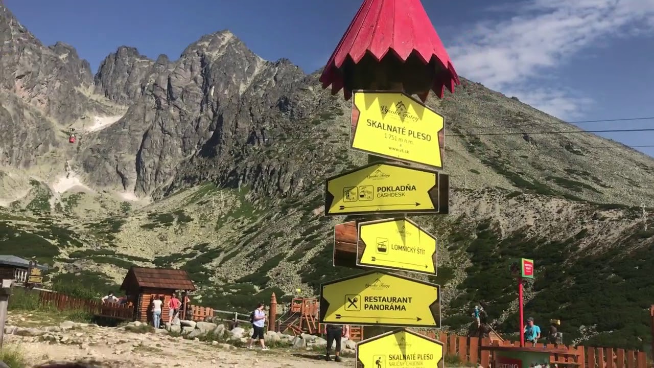 Lomnitzer Spitze in die Hohen Tatra (Slowakei)