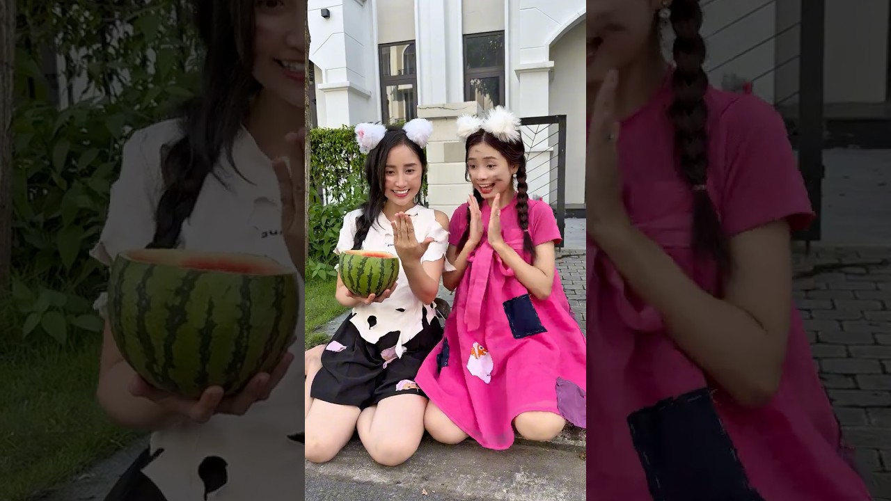 Poor cat and watermelon candy 🍉🍬😻#catcute747