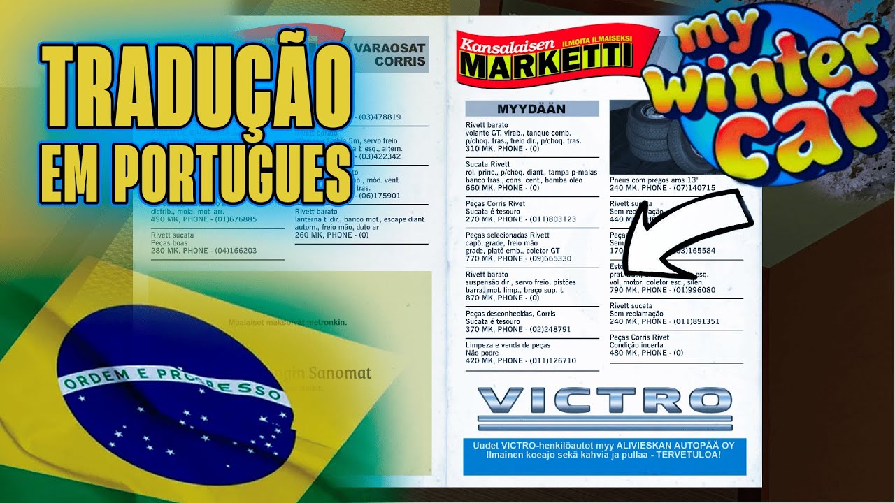 COMO TRADUZIR O MY WINTER CAR!!! PT_BR 2026