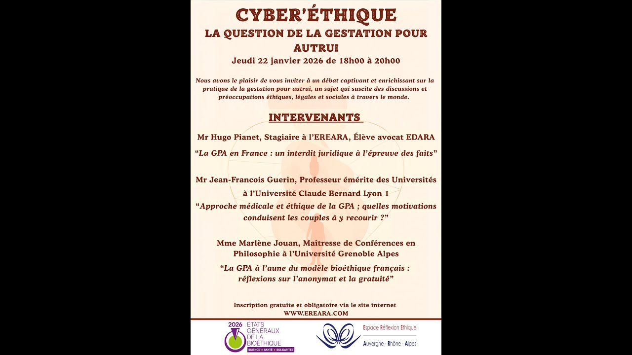 Cyber'Ethique - La question de la GPA