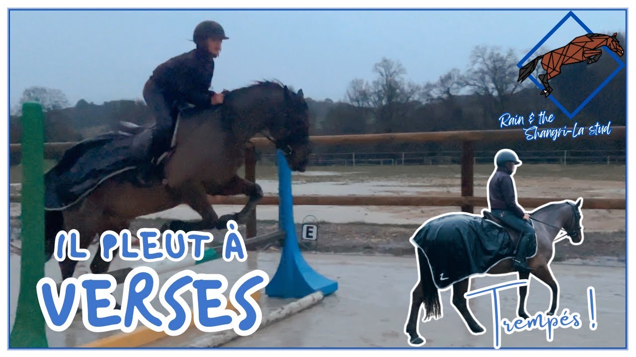 💙 Saut d’obstacle : C’EST LE DÉLUGE 🌧️