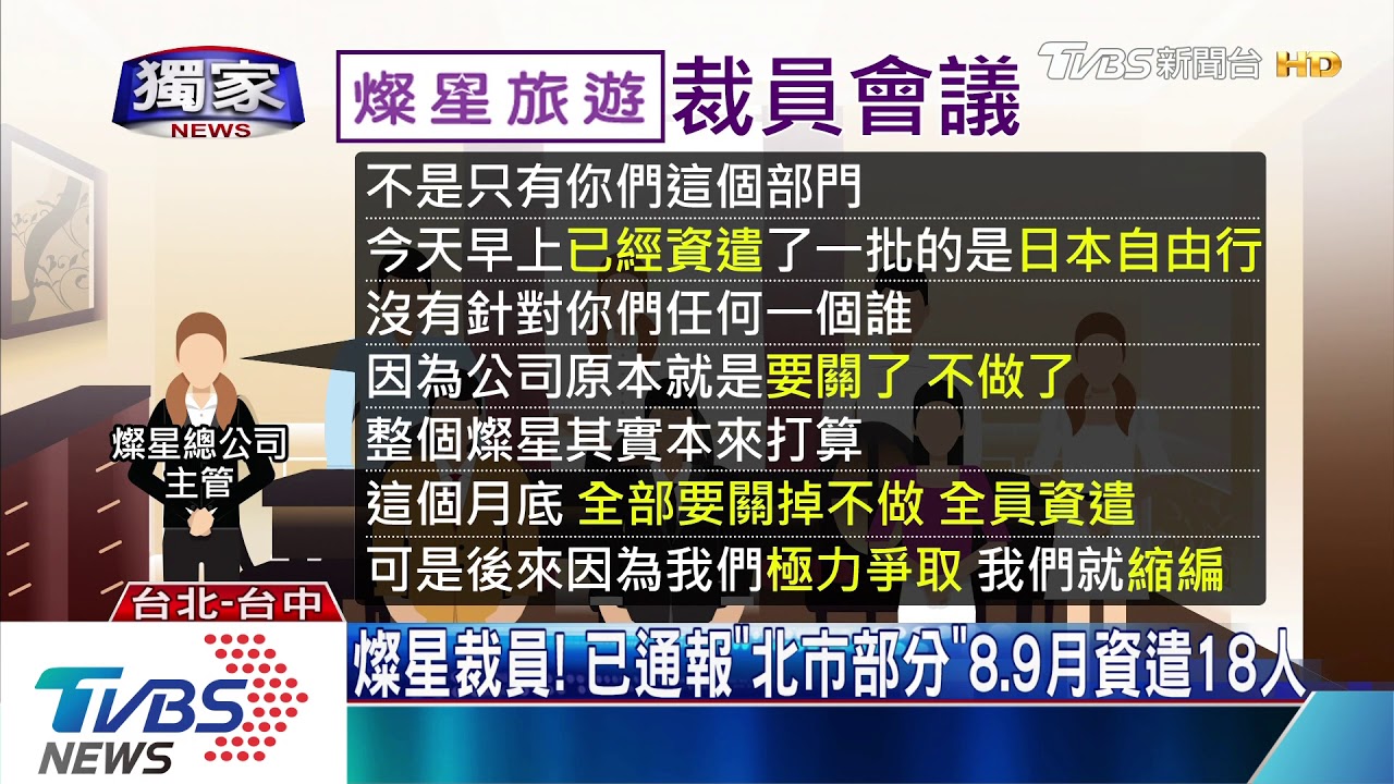 「虧損、業務緊縮」　燦星大裁員全台恐破百人