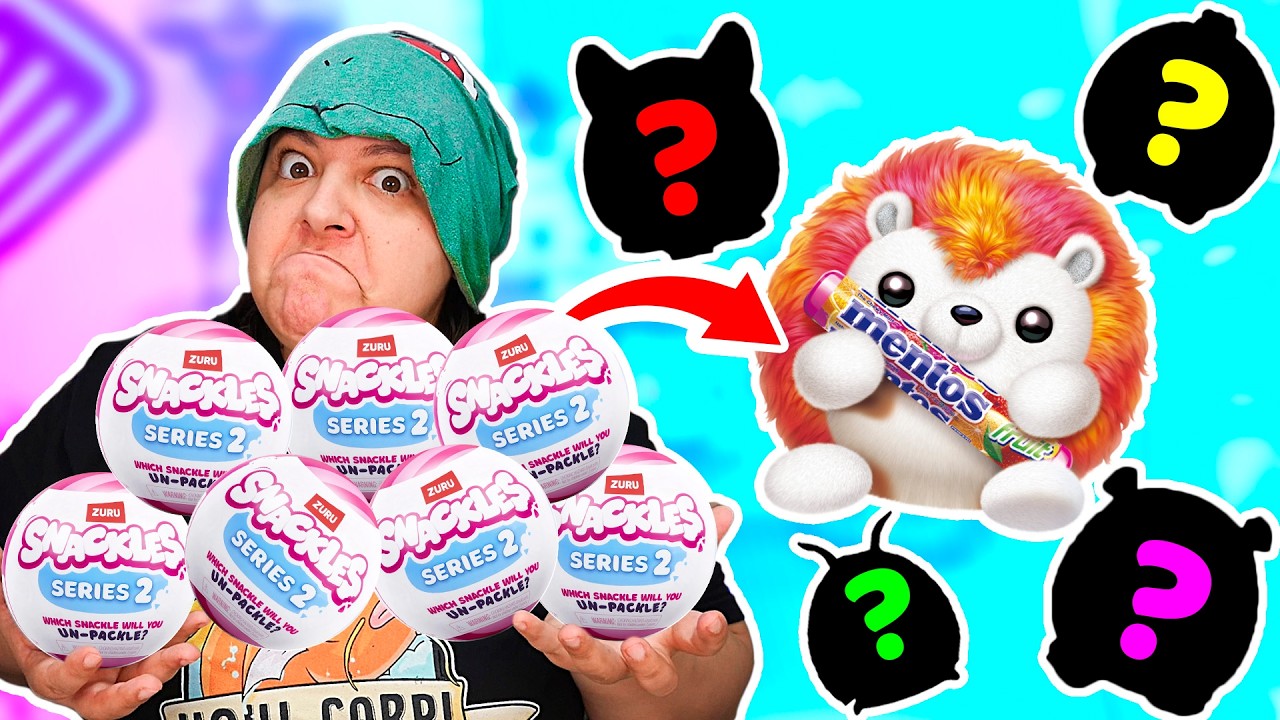 Unboxing A RIDICULOUS Amount Of Snackles Mystery Box Series 2