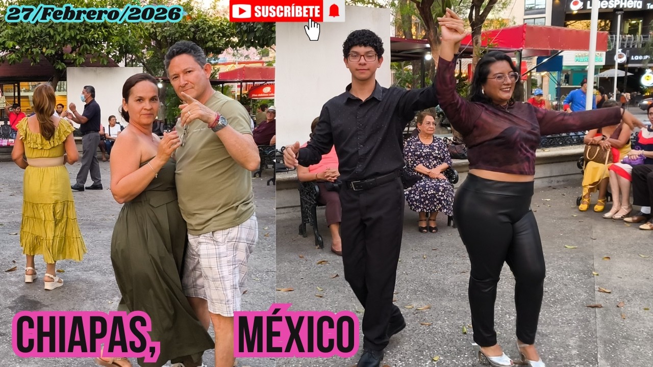 DANZÓN, VIERNES 27/FEBRERO/2026, Parque de la Marimba, Tuxtla Gutiérrez, Chiapas #danzon #parati