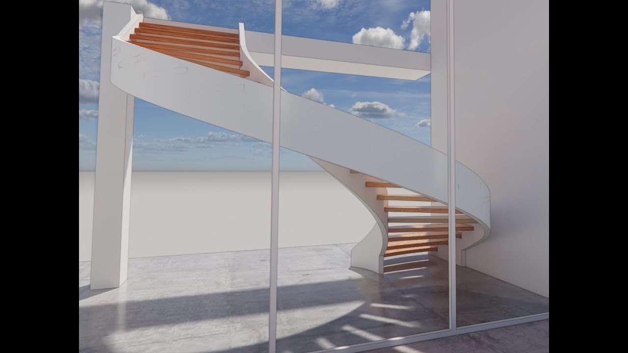 Roxbury Freestanding Staircase Part1