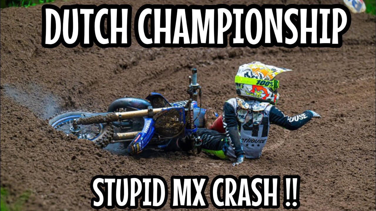 STUPID CRASH IN DUTCH CHAMPIONSHIP | MON CUIJK 2023 | Liljann141 | Yamaha YZ65 #90
