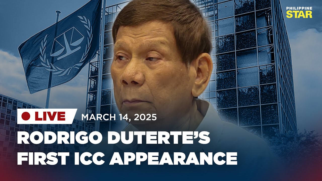 LIVESTREAM: Former president Rodrigo Duterte’s first ICC appearance