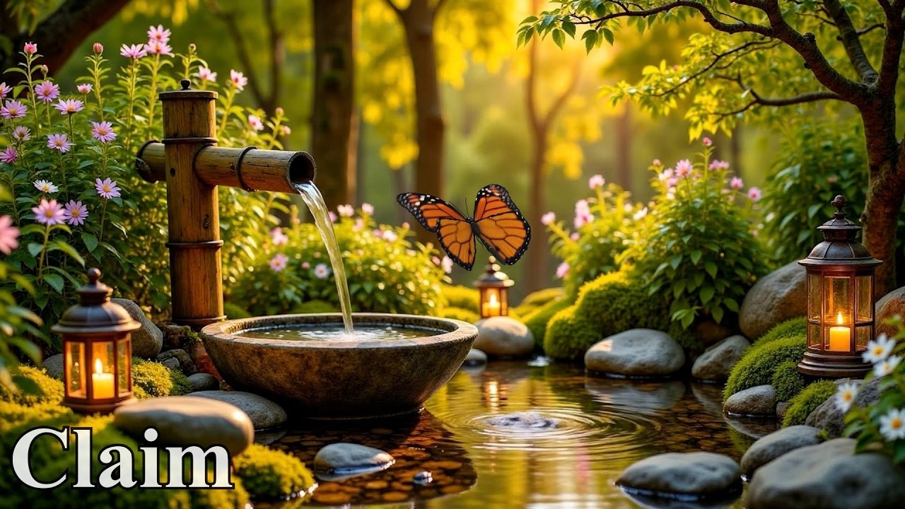 Healing Piano Music for Stress 🌿 Flowing Water Sounds, Inner Peace & Pure Relaxation
