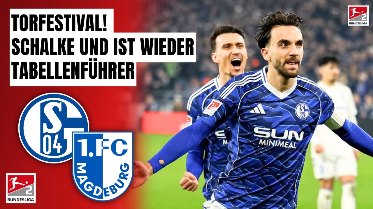 FC Schalke 04 - 1. FC Magdeburg (5:3) Highlights | 2. Bundesliga 2025/26 schalke magdeburg