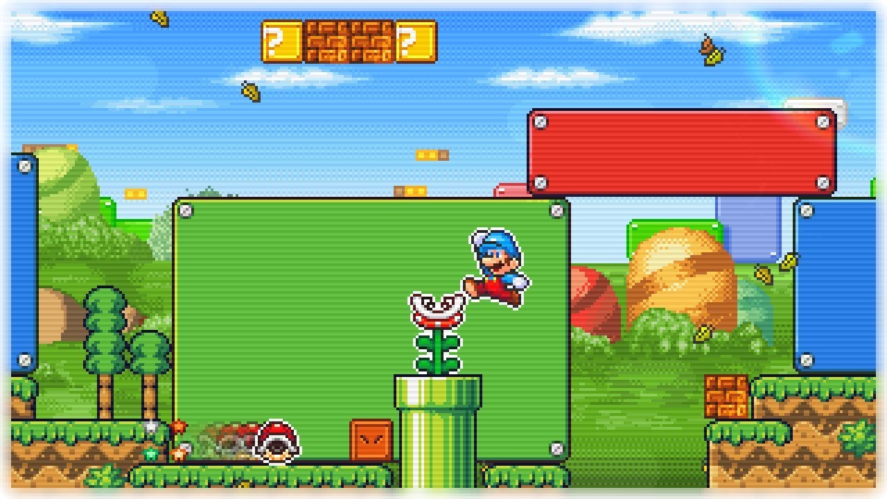 Super Mario UniMaker 1.S.2 - Custom Level - [BLOCKY PATH]