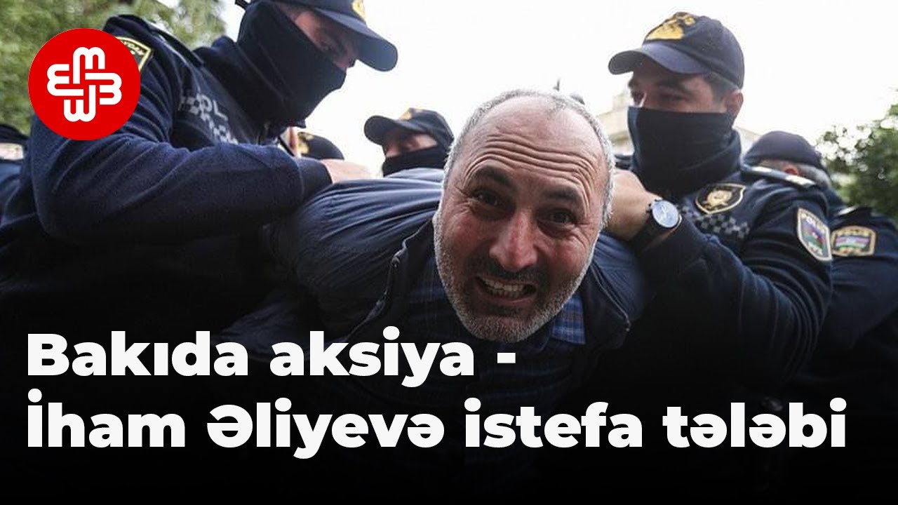 Bakıda aksiya - İlham Əliyevə istefa tələb edildi (G&ouml;rmədiyiniz g&ouml;r&uuml;nt&uuml;lər)