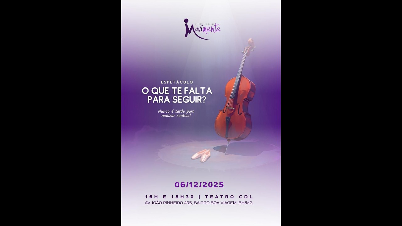 O QUE TE FALTA PARA SEGUIR?    Espetáculo de dança e Teatro do Estúdio Movimente