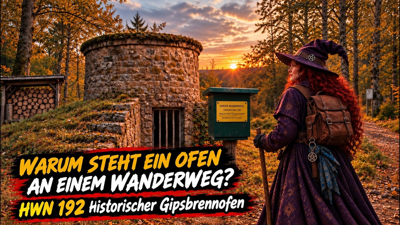 HWN192 Der vergessene historische Gipsbrennofen im Harz und was die Mönche damit zu tun haben?