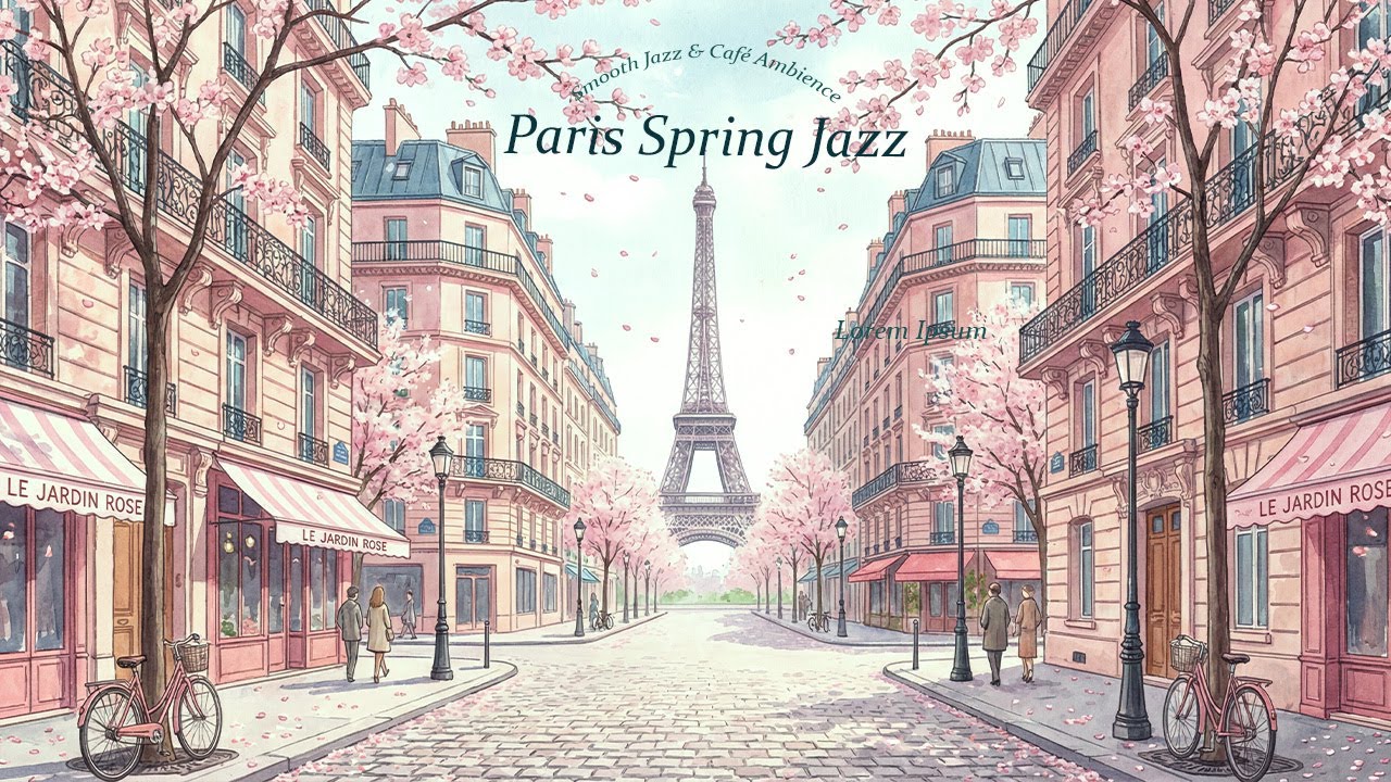 Relaxing Spring Jazz 🌸 Soft Movie OST Jazz for Focus, Study & Calm